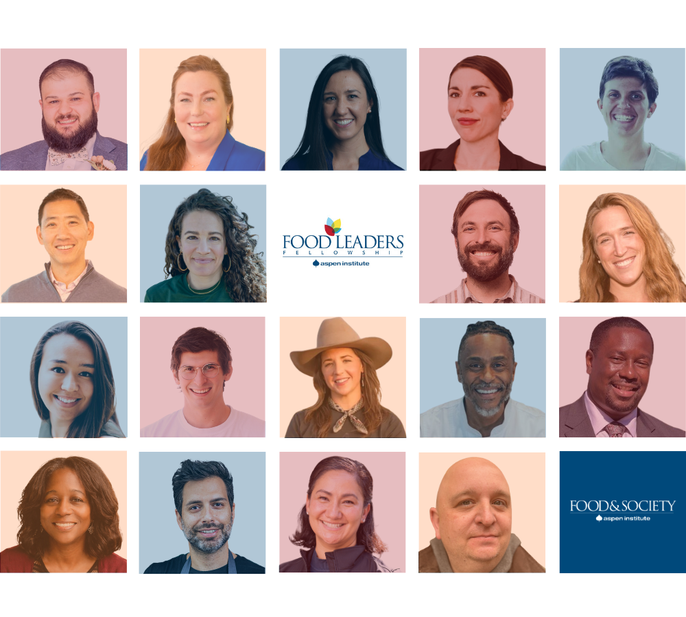 Mosaic grid of the fifth cohort of Food Leaders Fellows